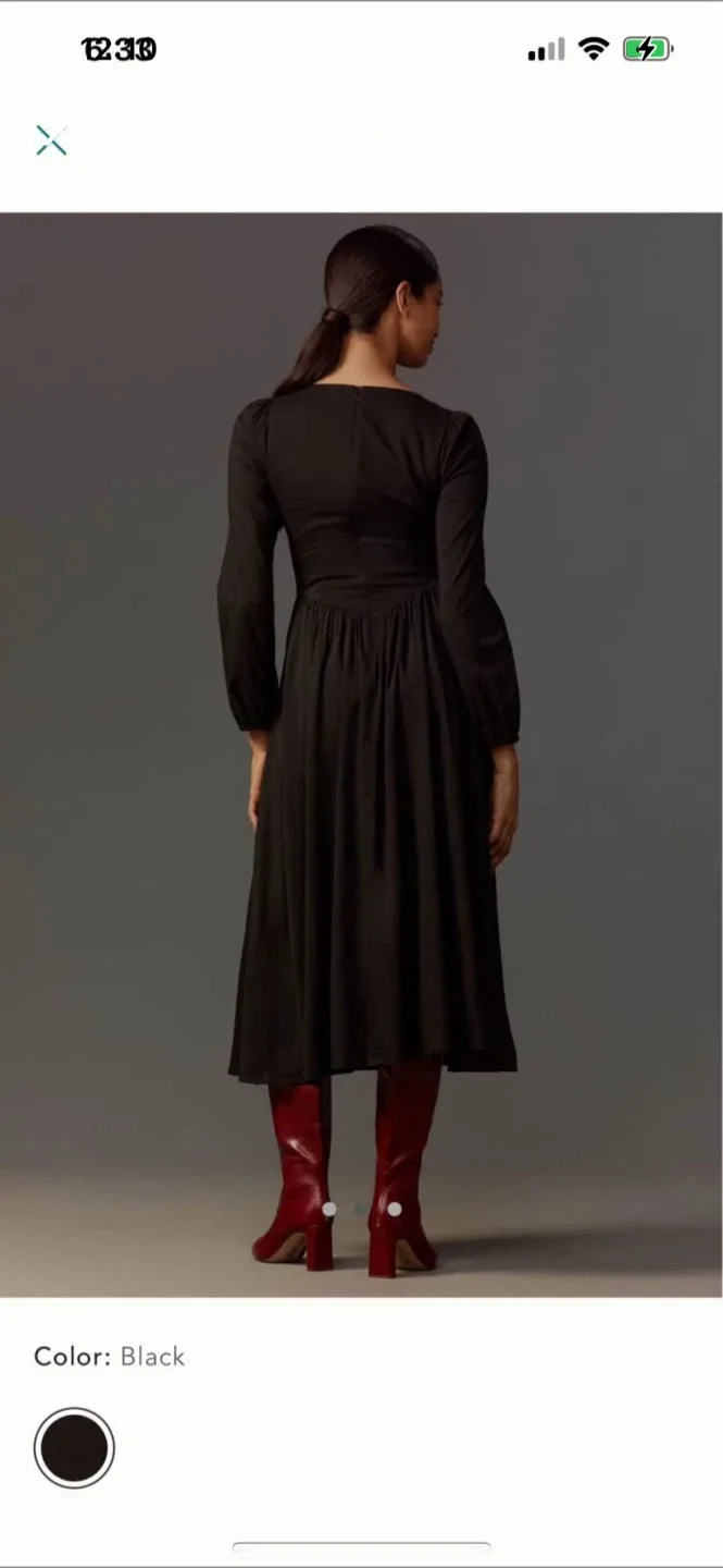 BNWT Reformation 100% organic cotton Oria Dress 0 image indicator(4)