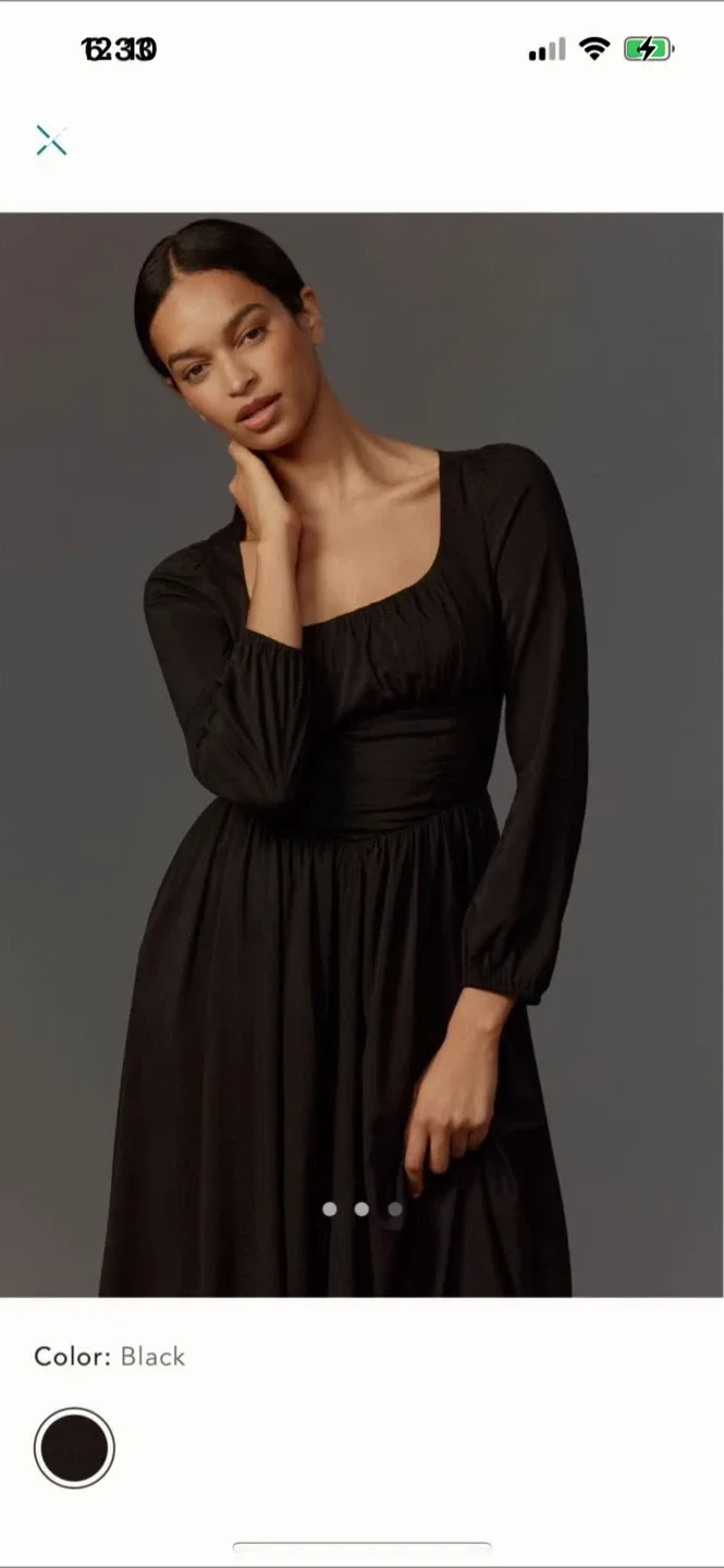 BNWT Reformation 100% organic cotton Oria Dress 0 image indicator(5)