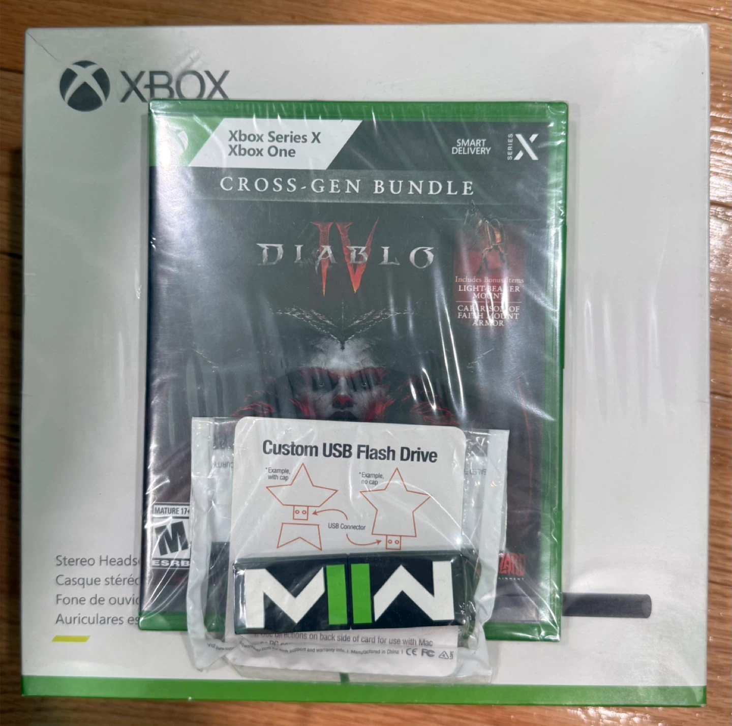 Xbox Stereo Headset + Diablo IV Cross-Gen Game Bundle
