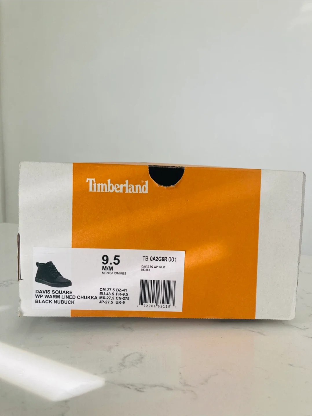 New 9.5 Timberland Davis Square Warm Lined Chukka - Black image indicator(5)