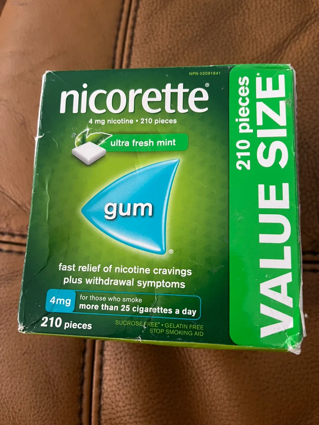 Nicorette Gum - 4mg Nicotine, 195 Pieces