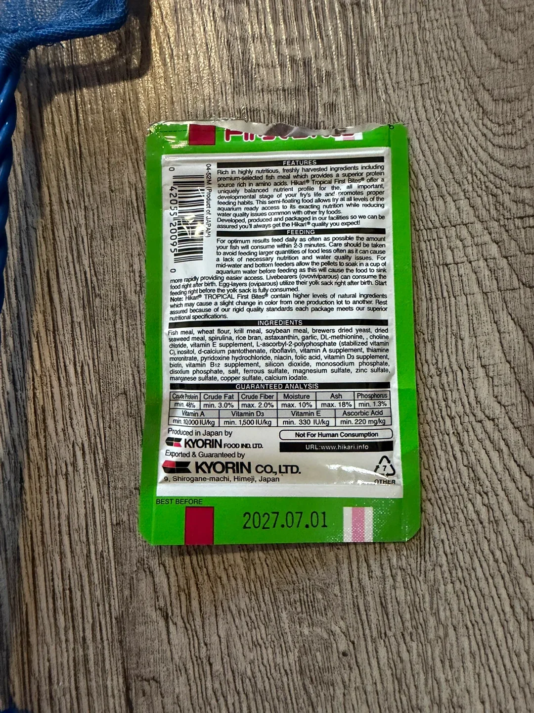 Fish food and net image indicator(2)