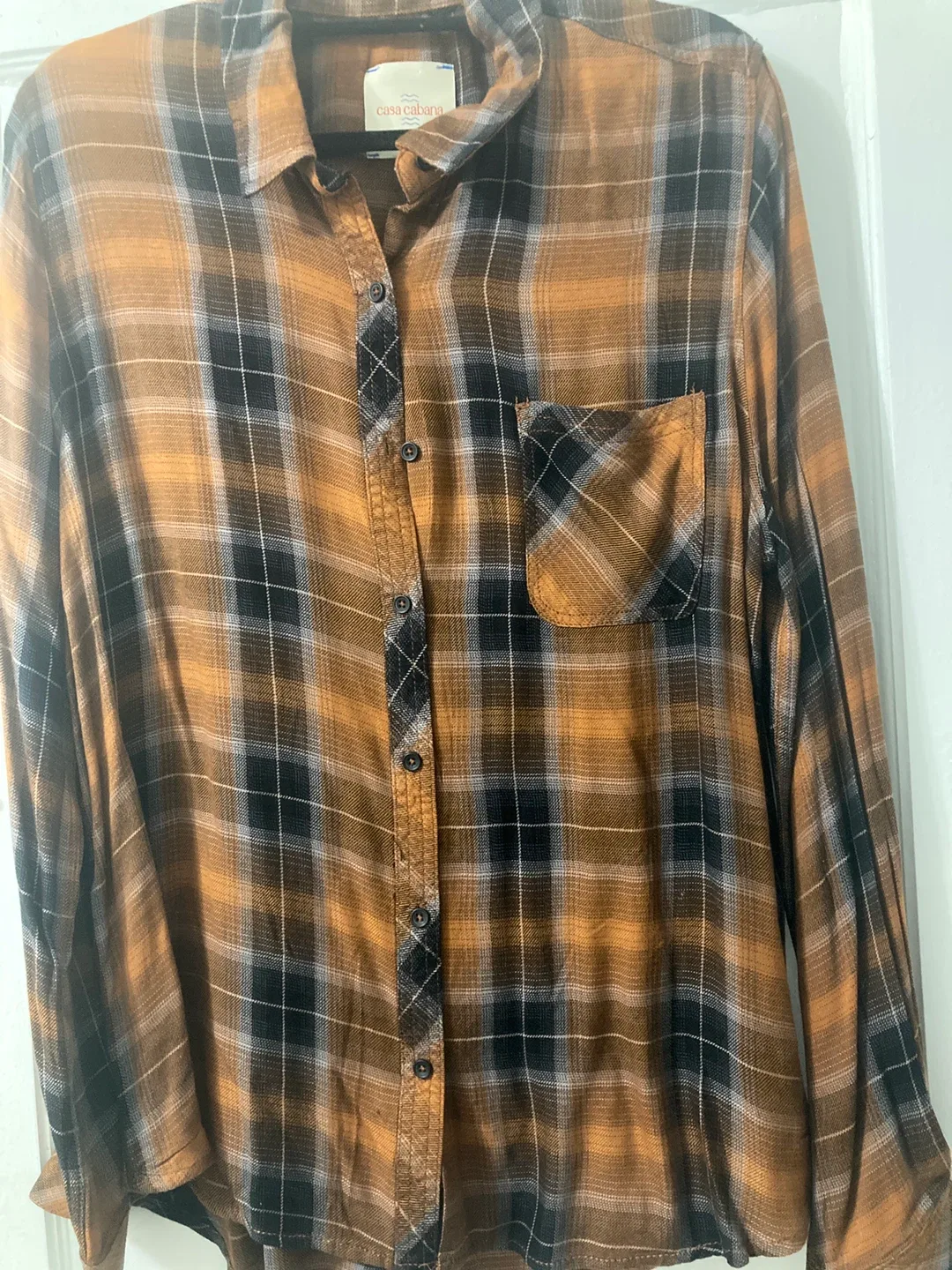 Casa Cabana Plaid Flannel Shirt