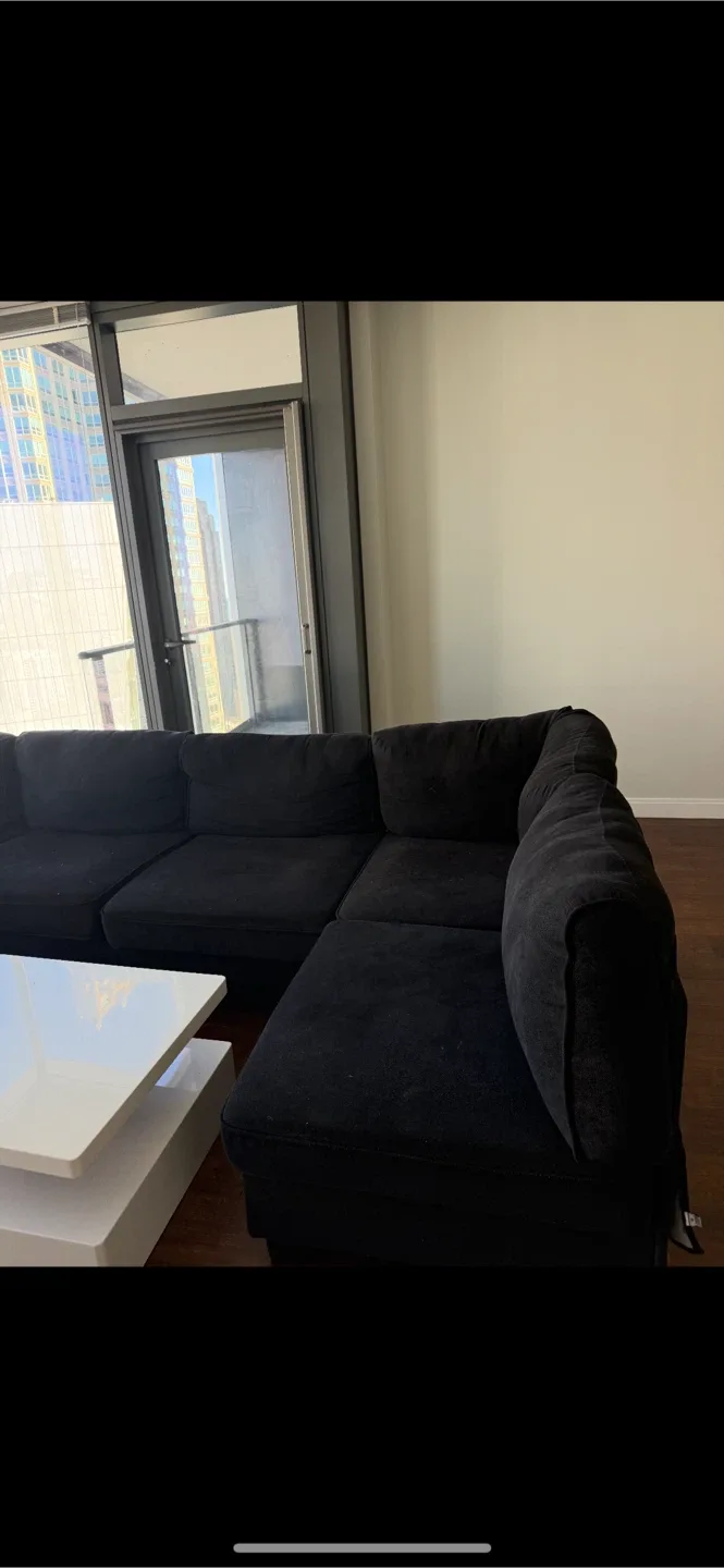 Black Sectional Sofa
