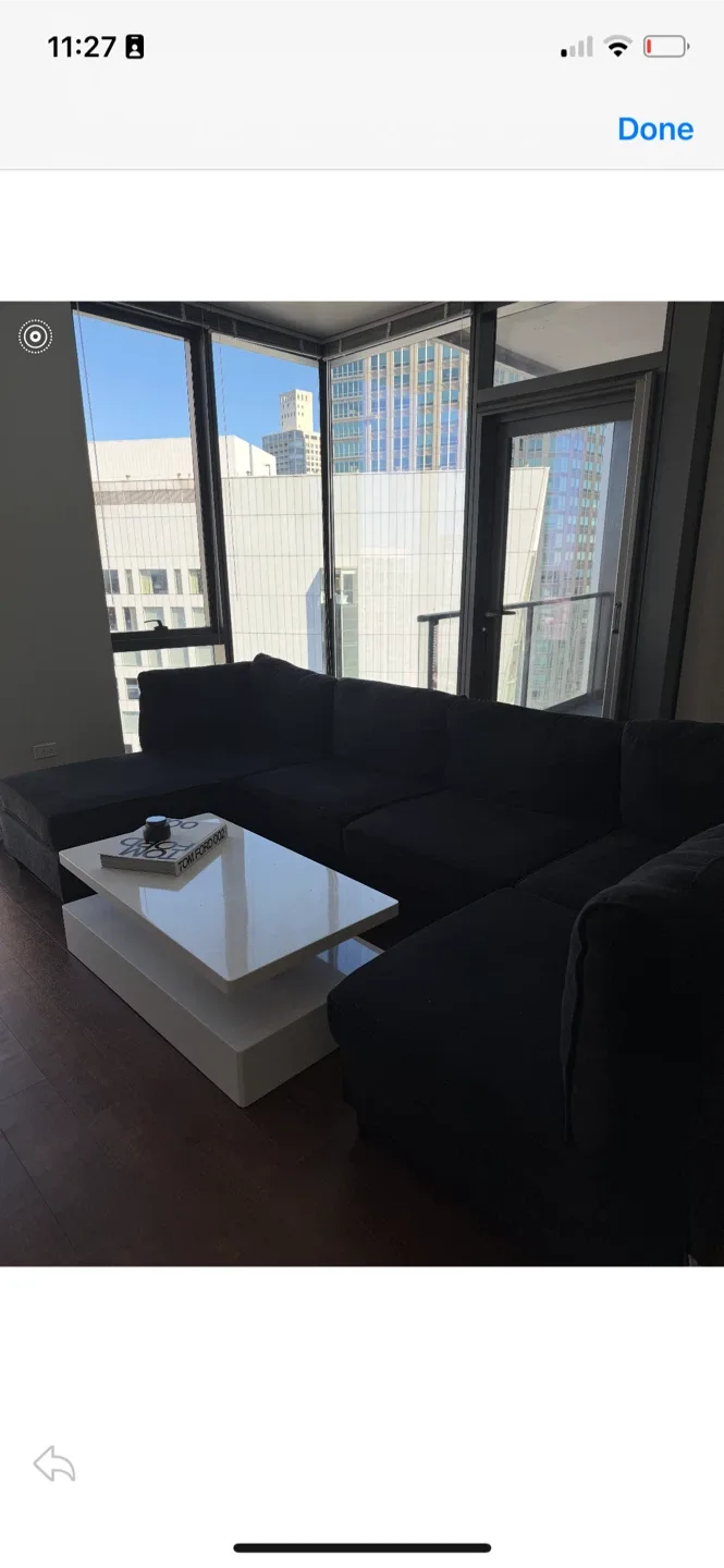 Black Sectional Sofa image indicator(2)