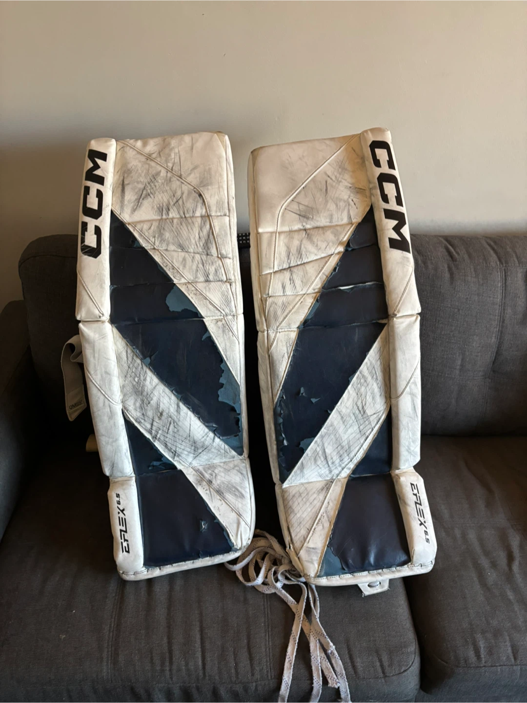 CCM EFlex 6.5 Goalie Pads 34+1