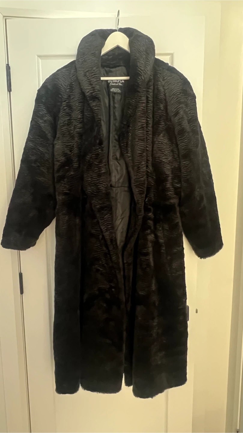 Vintage Olympia Furs Black Coat - photo 3