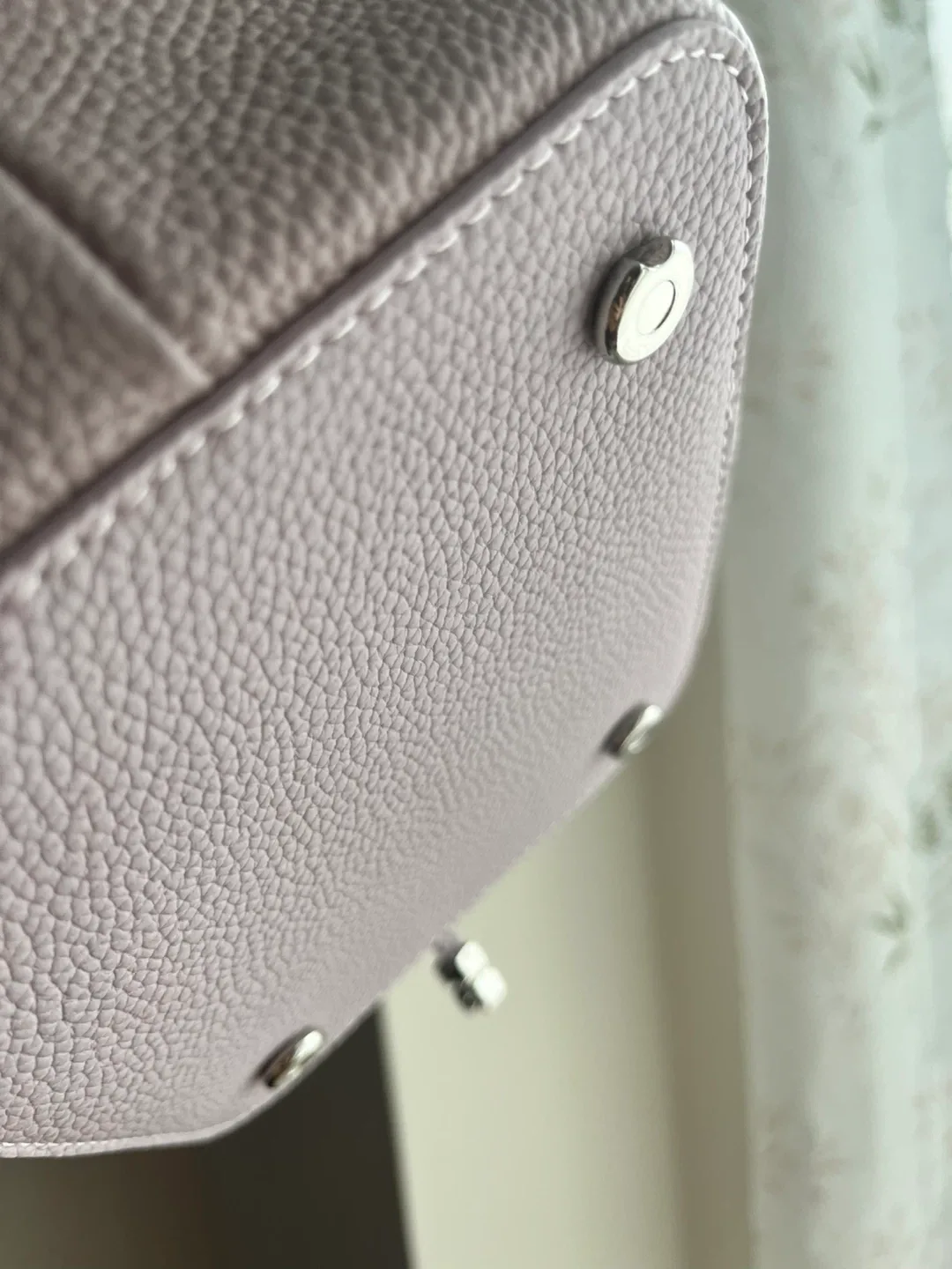 Leather Bucket Bag - Lilac image indicator(4)