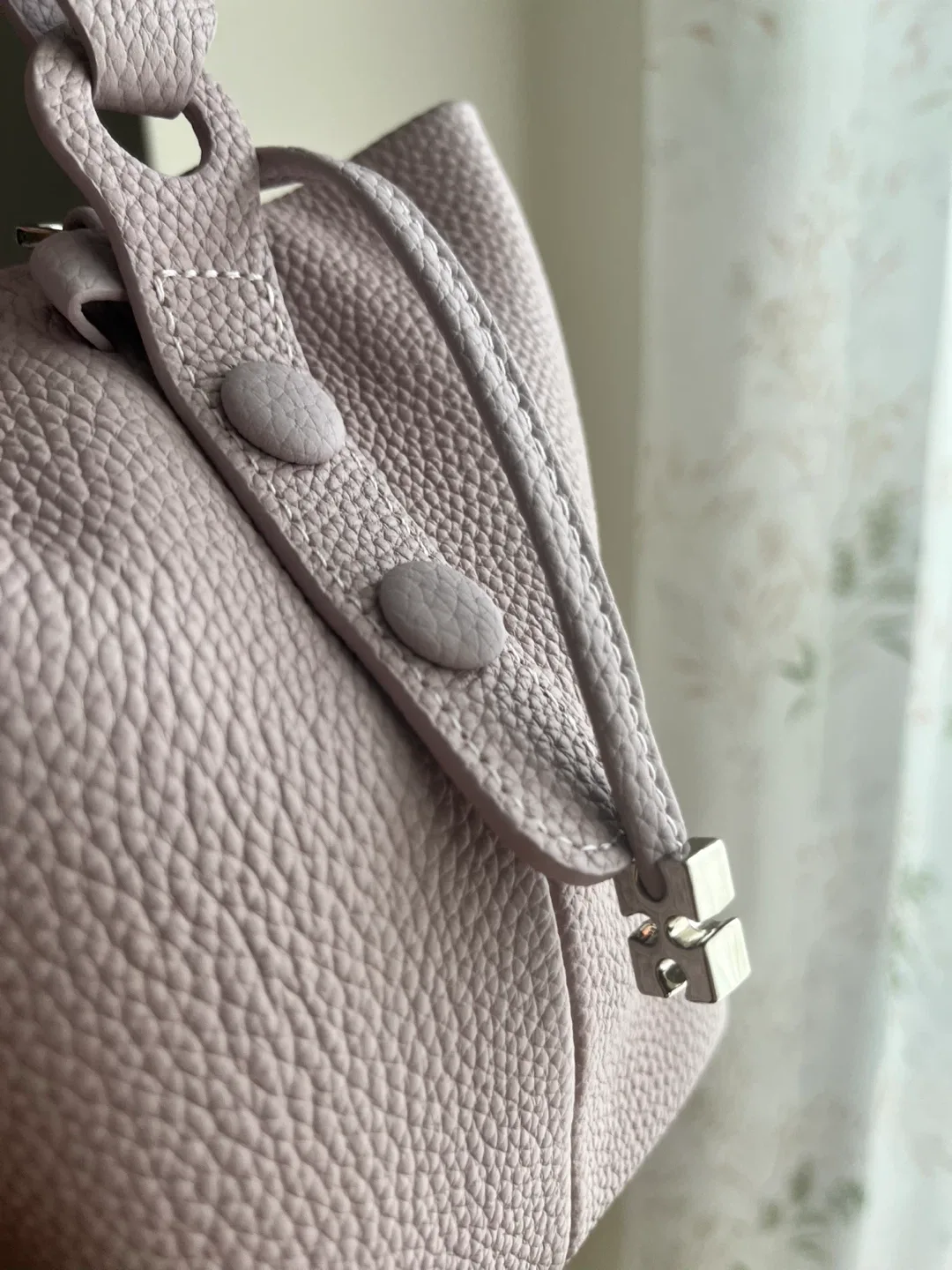Leather Bucket Bag - Lilac image indicator(3)