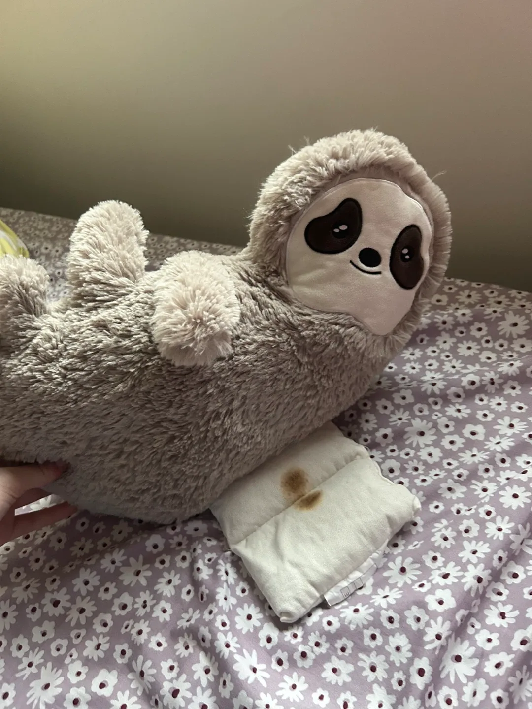 Sloth Stuffed Animal Pillow heatable! image indicator(7)