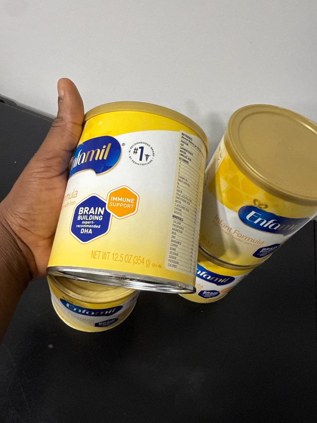 Enfamil Infant Formula, 12.5 oz, 4 cans image indicator(4)