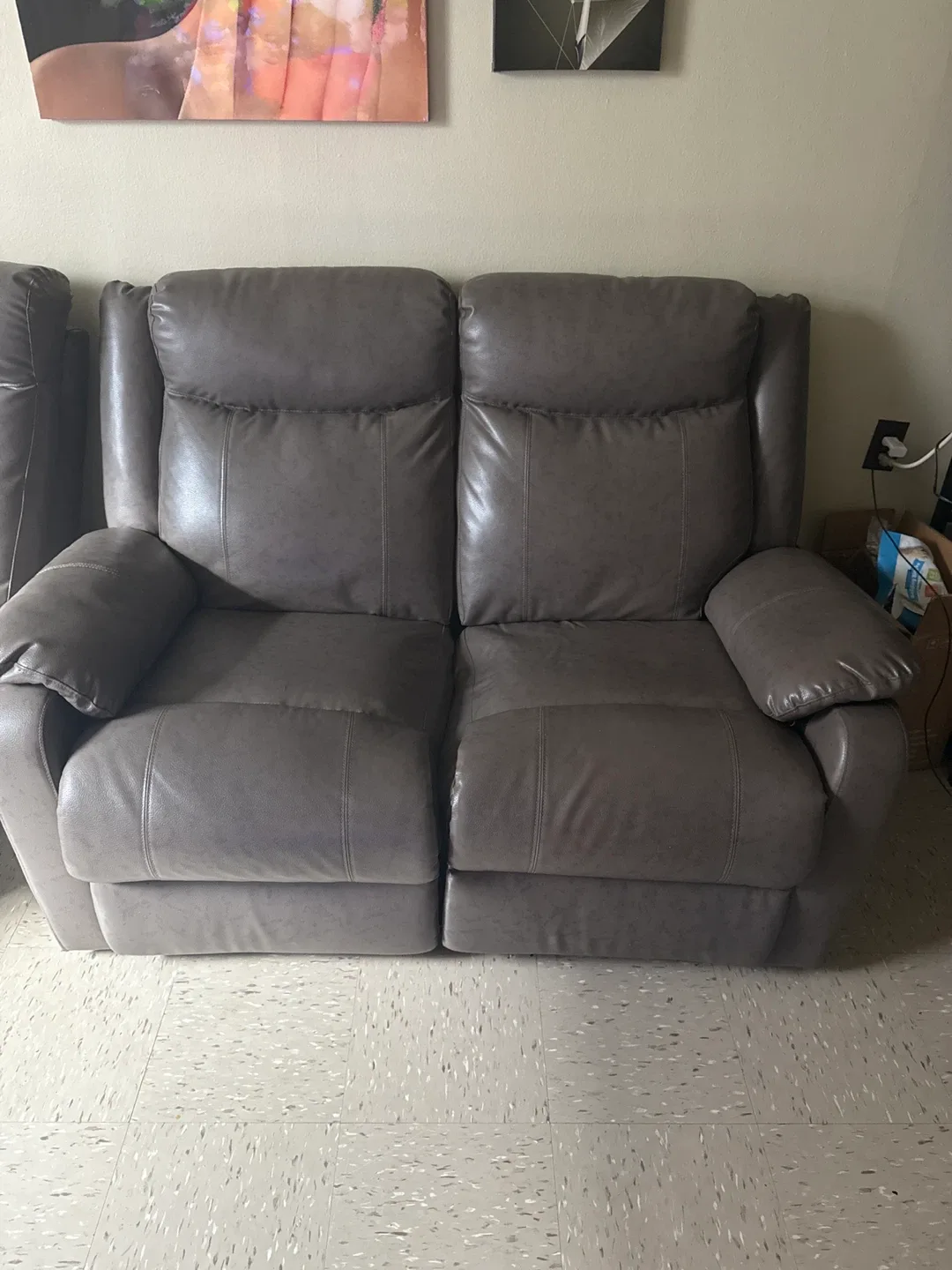 Leather Sectional Sofa - Brown image indicator(9)