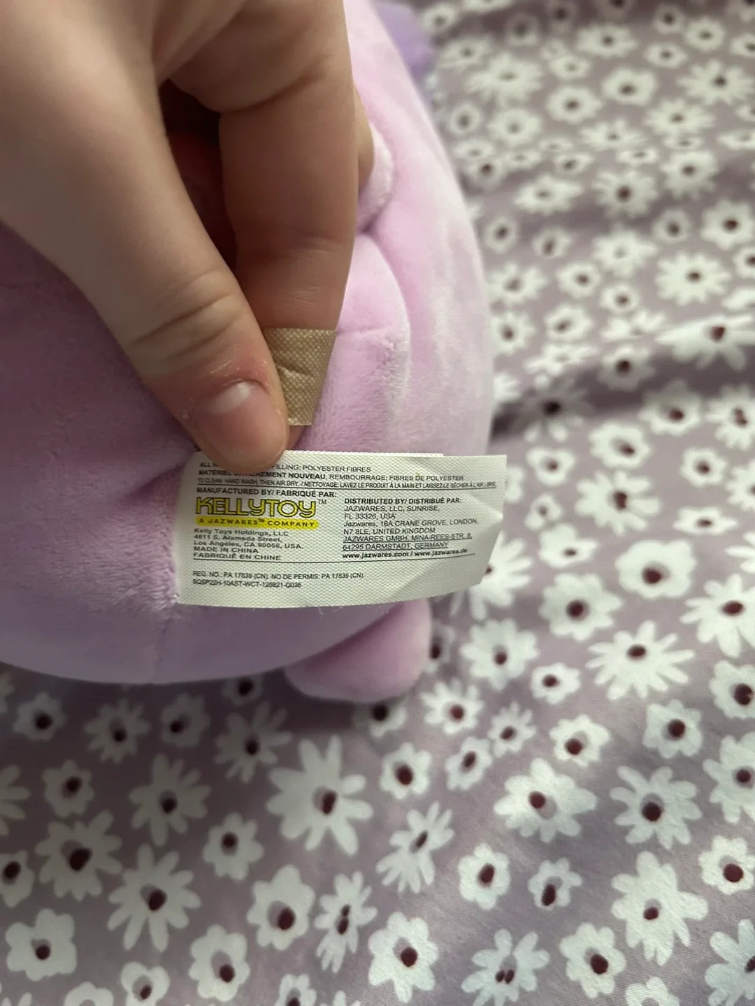 Squishmallows HugMees Anastasia the Axolotl Plush image indicator(4)