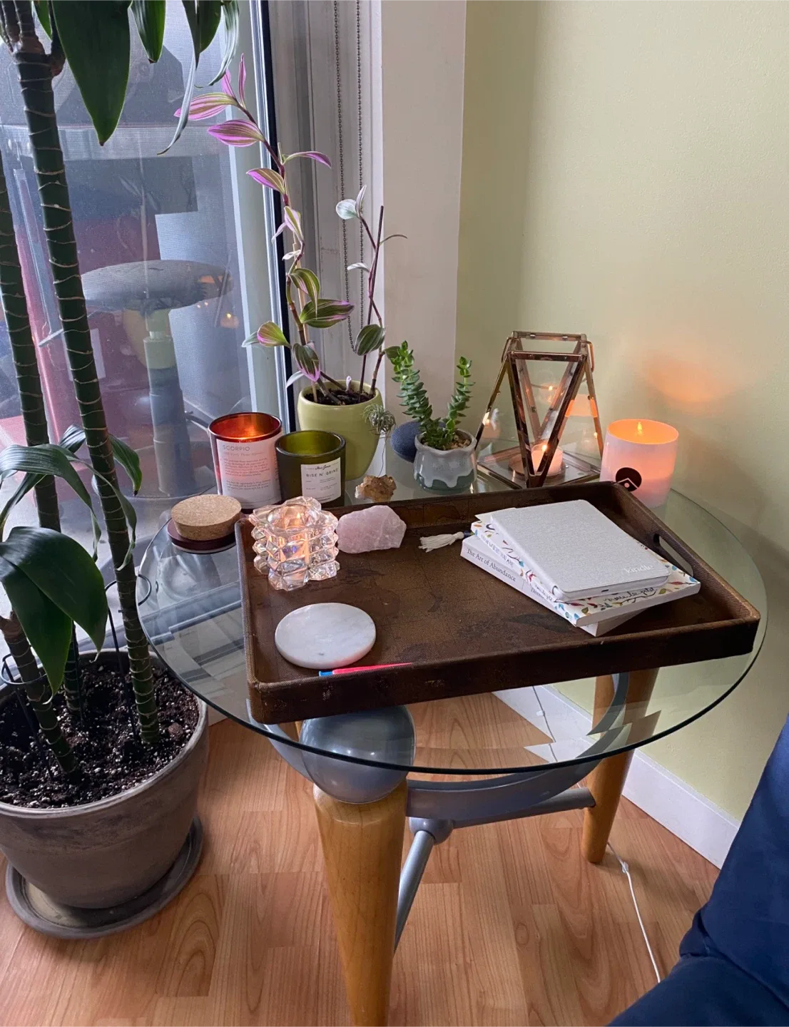 Glass Top Coffee or Accent Table image indicator(2)