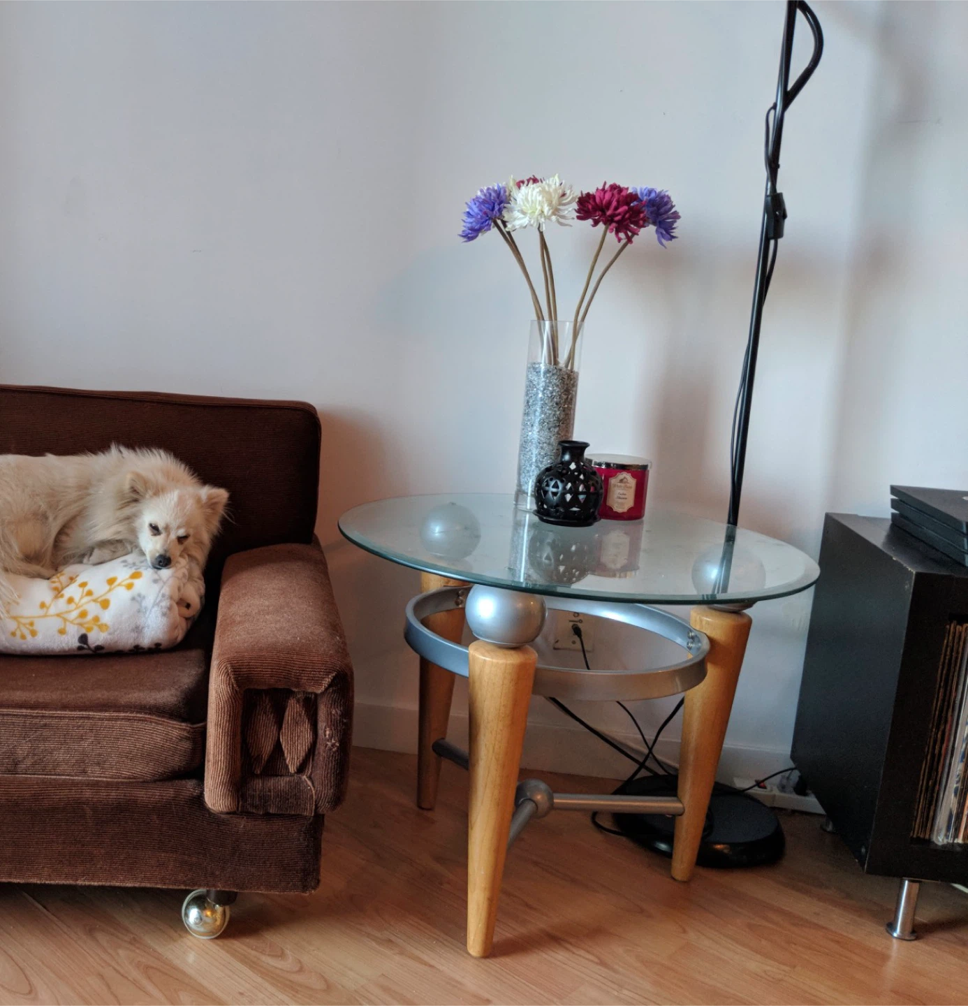Glass Top Coffee or Accent Table