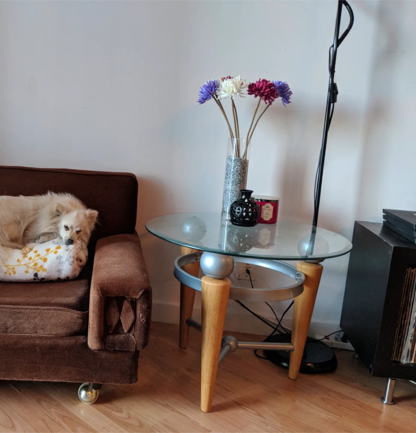 Glass Top Coffee or Accent Table