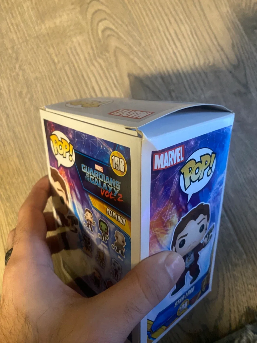 Funko Pop! Marvel Guardians of the Galaxy Vol. 2 Star-Lord #198 image indicator(5)