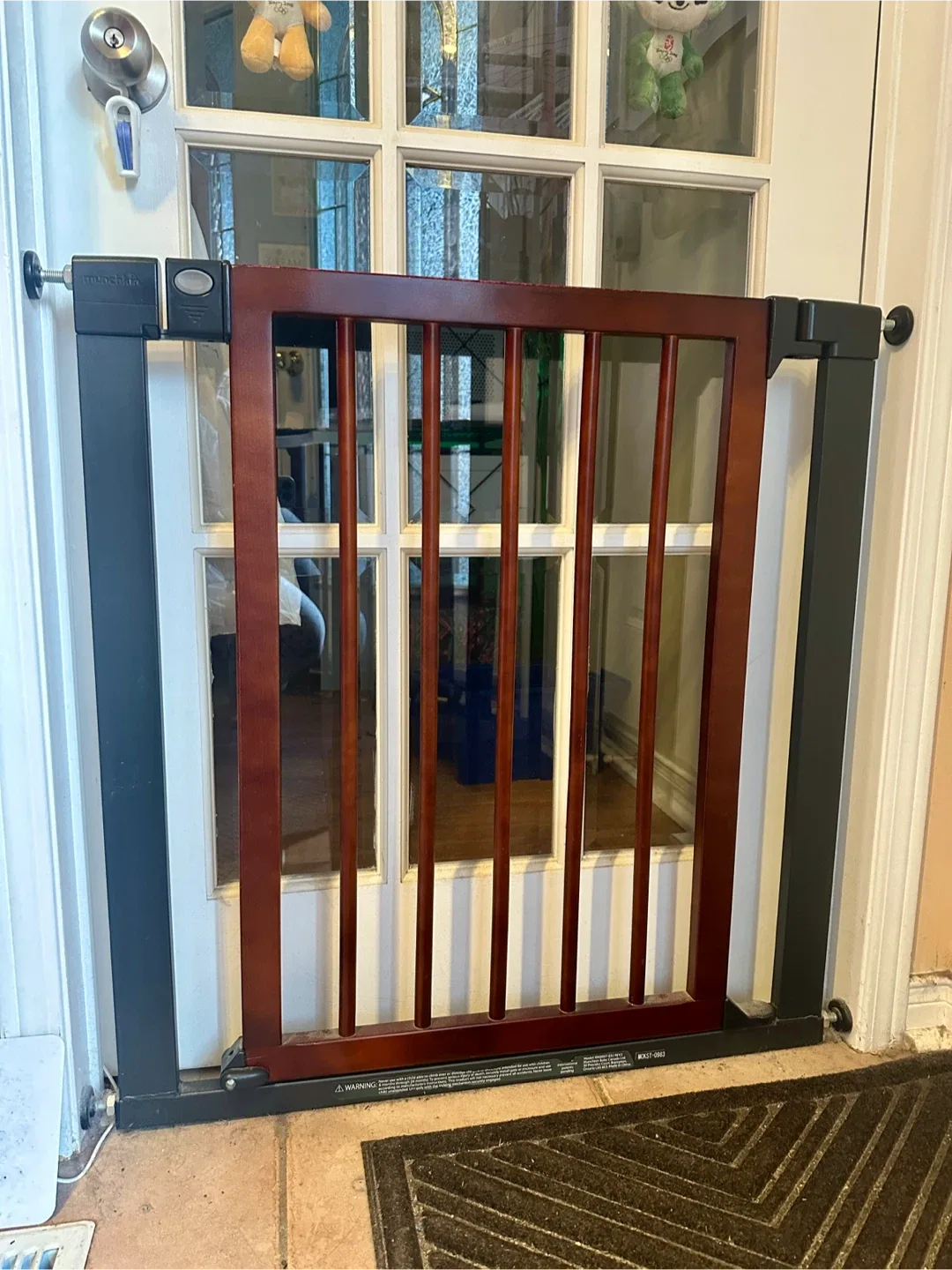 1 or 2 Baby Gate - Wood & Steel image indicator(2)