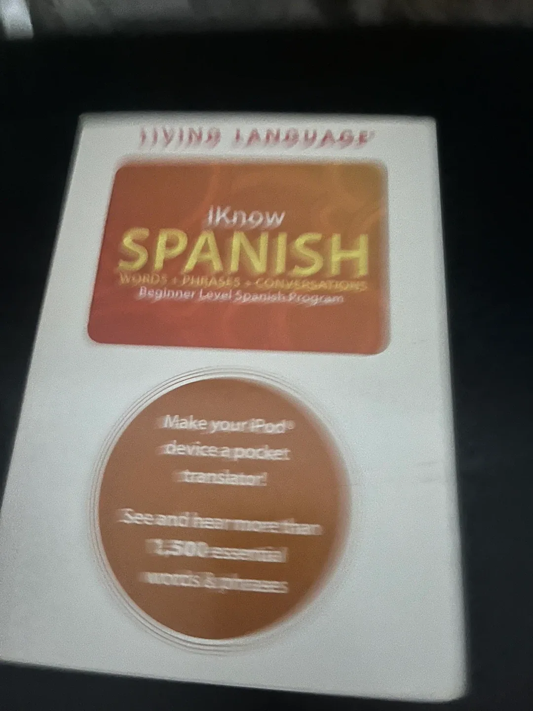 I know Spanish CD download for iPhone and iPod