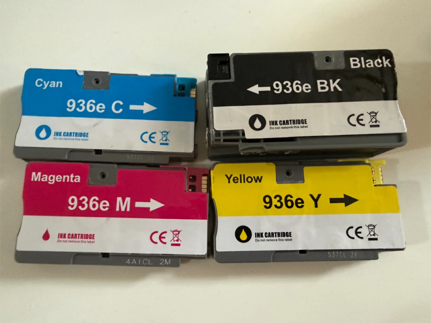 936e Ink Cartridge Set - Black, Cyan, Magenta, Yellow