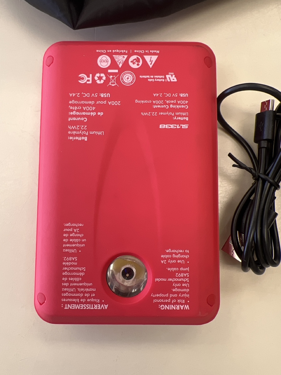 Schumacher SL1338 Jump Starter + Power Pack - photo 5