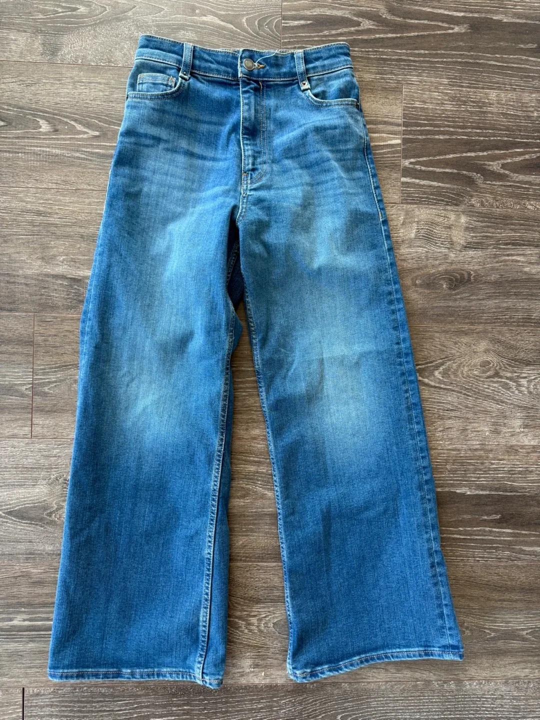 Zara wide leg jeans size 2