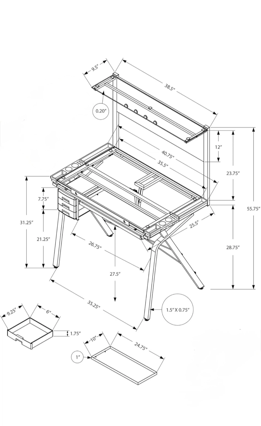 Studio Designs Pro Craft Drafting Table - photo 3