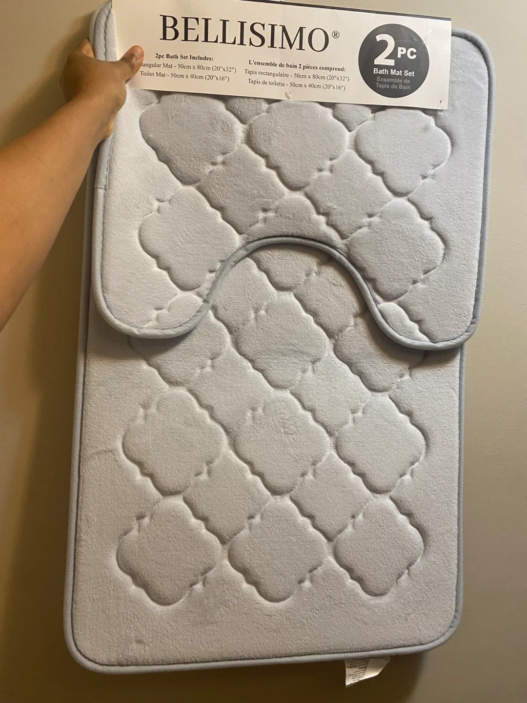 Bellisimo 2-Piece Bath Mat Set - New image indicator(2)