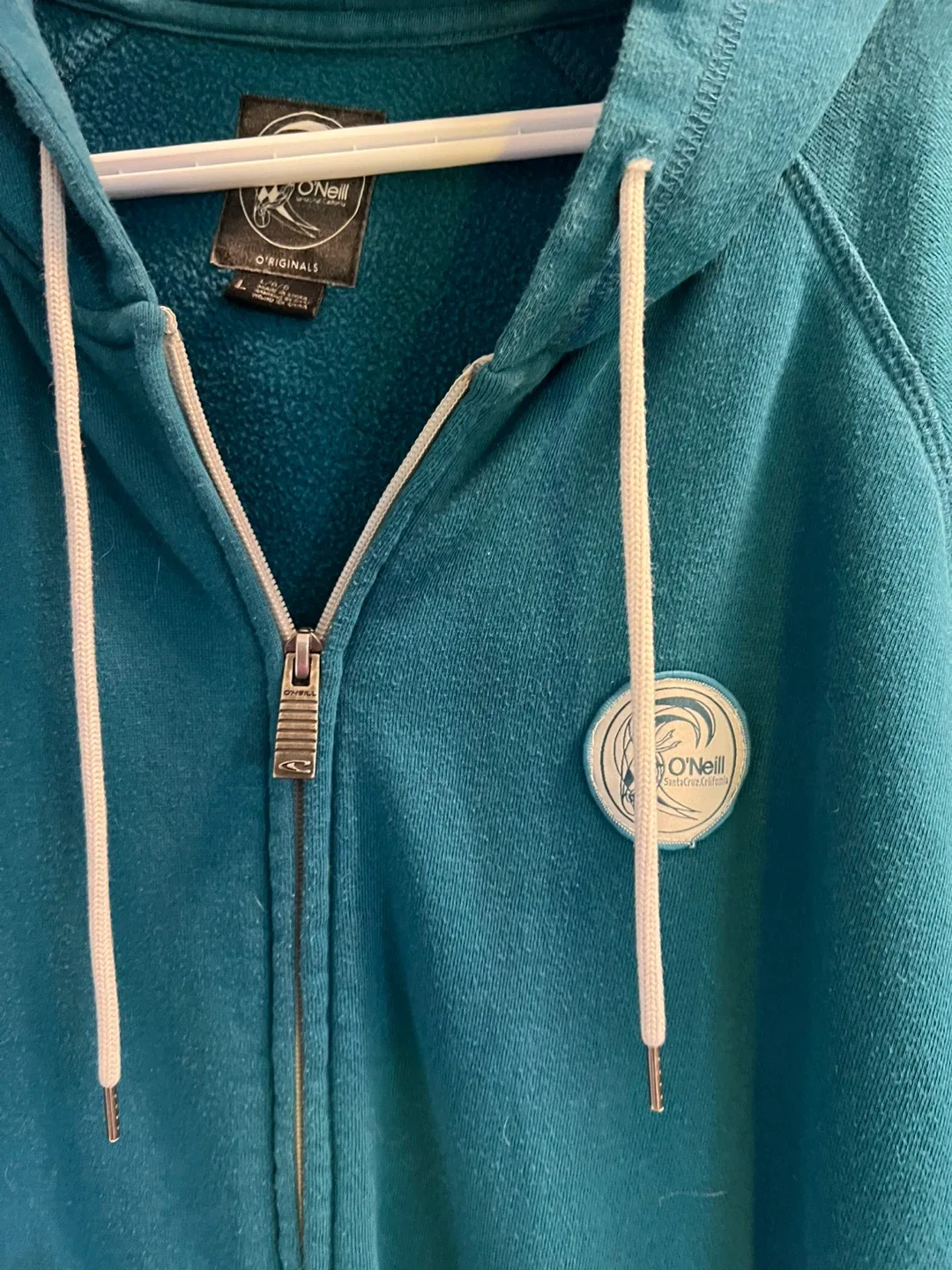 O'Neill Teal Zip-Up Hoodie image indicator(2)