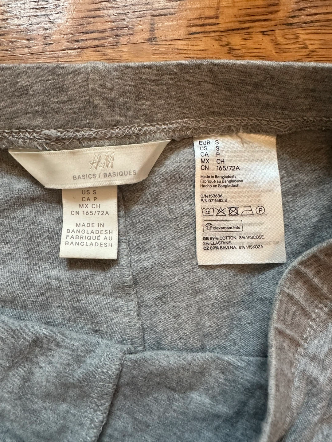 H&M Basics Grey Bike Shorts - photo 2
