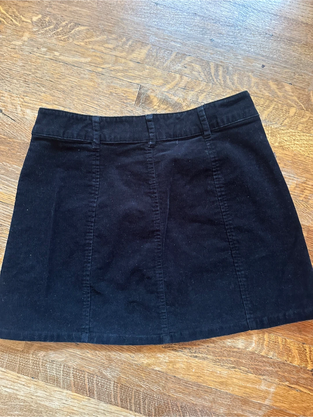 Black Corduroy Skirt - photo 2