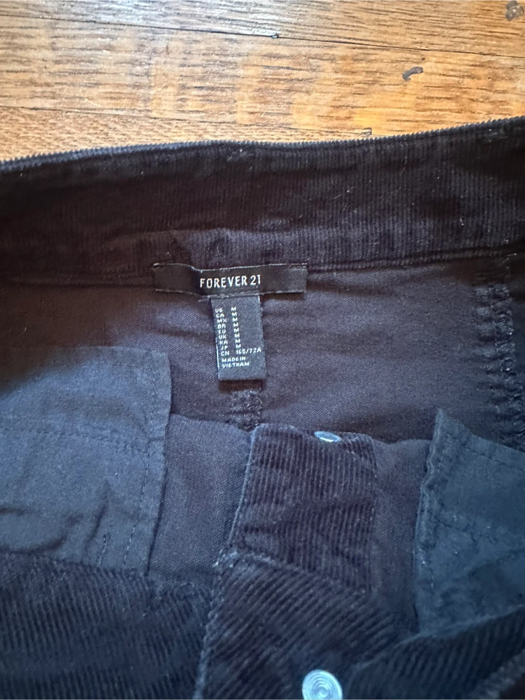 Black Corduroy Skirt - photo 3