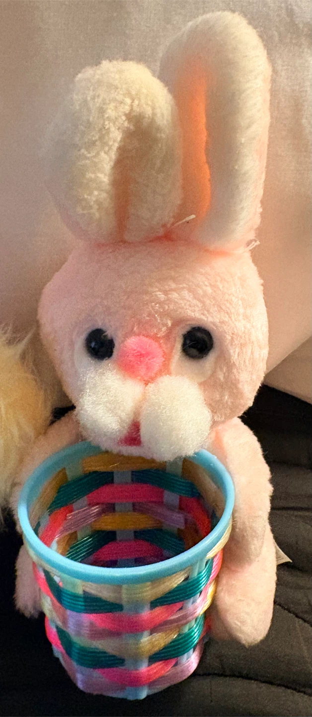 Vintage Plush Easter Toys - Duck and Bunnies - photo 2