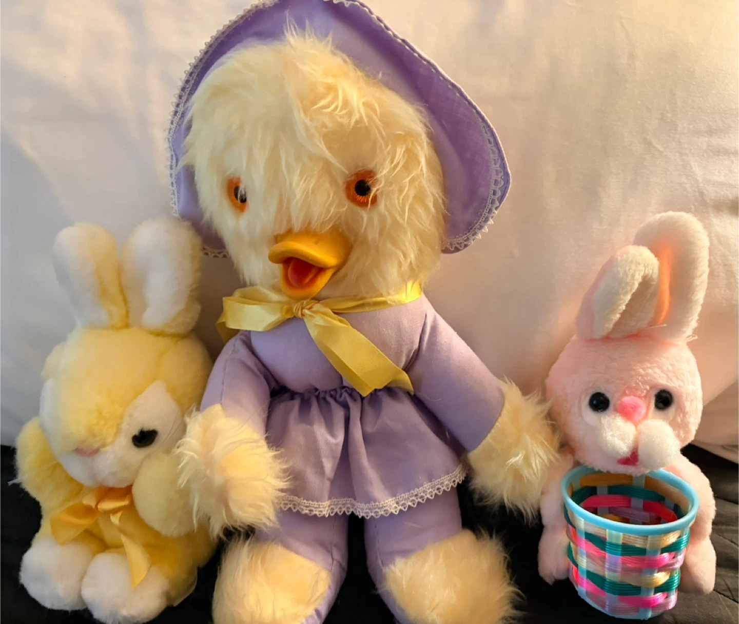 Vintage Plush Easter Toys - Duck and Bunnies - photo 5