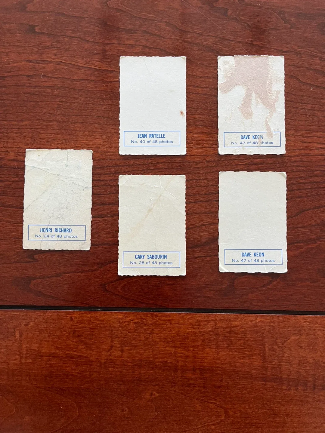 1970/71 O-PEE-CHEE NHL HOCKEY DECKLE EDGE INSERT Hockey Cards image indicator(2)