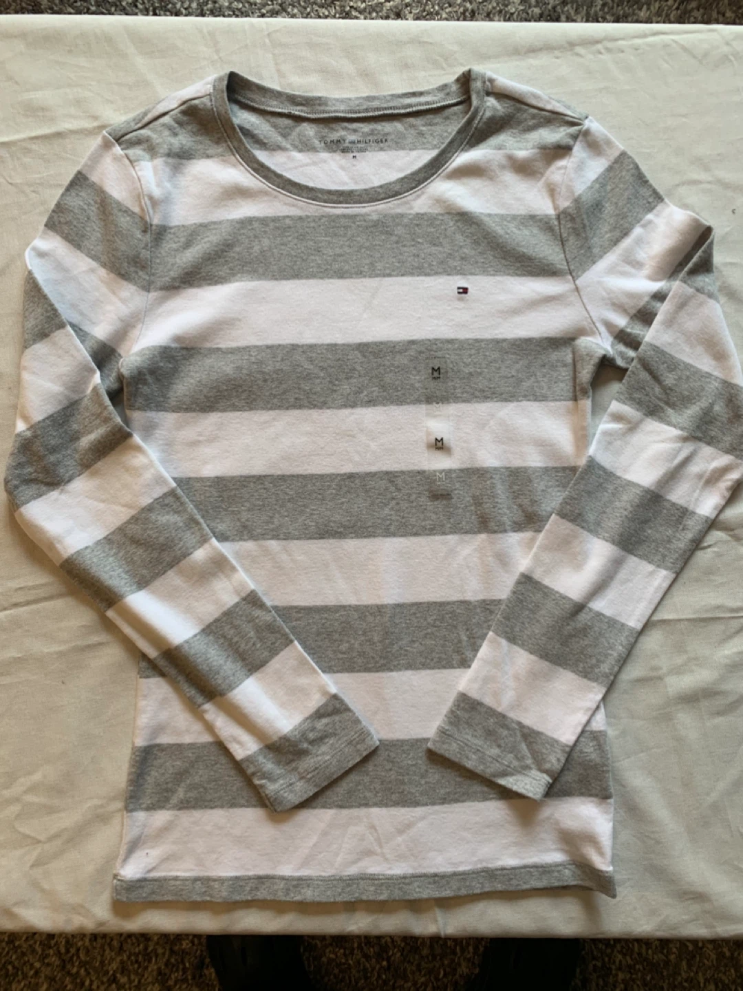 Tommy Hilfiger Striped Long Sleeve - Size M