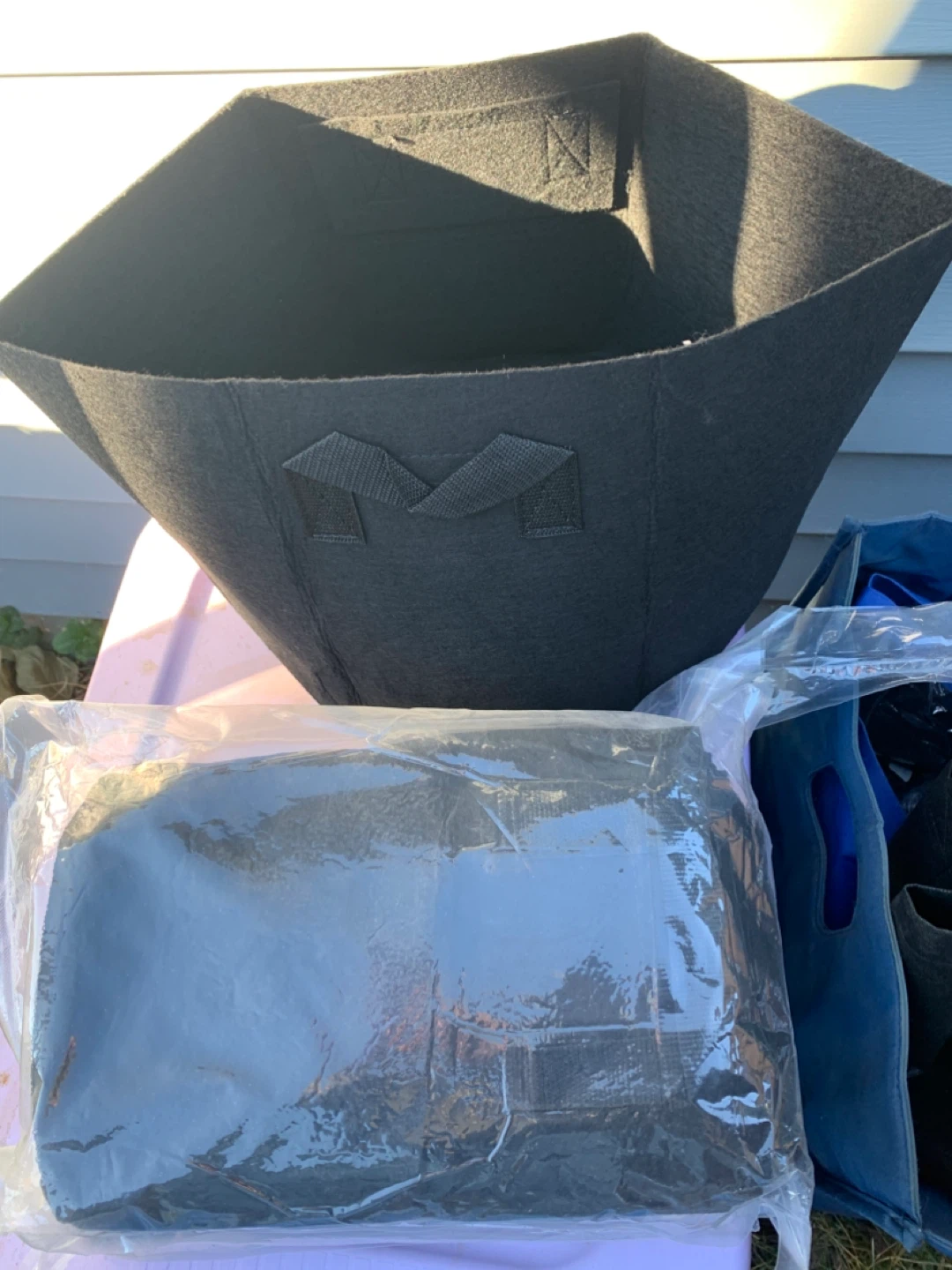 Black Felt Grow Bag