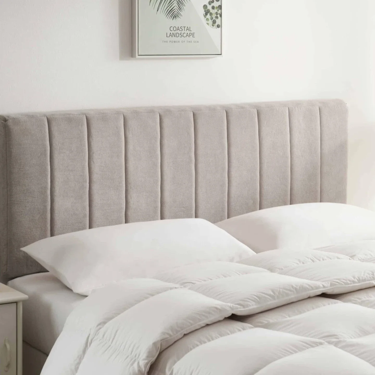 Nestl Upholstered King Headboard- Easy Assemble