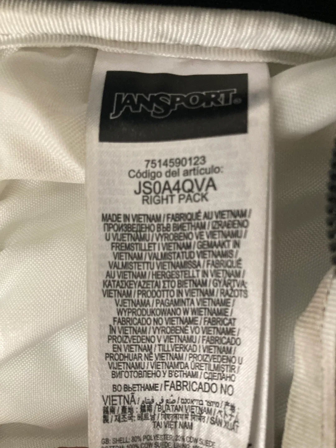 JanSport Leather Bottom Backpack - Right Pack image indicator(2)