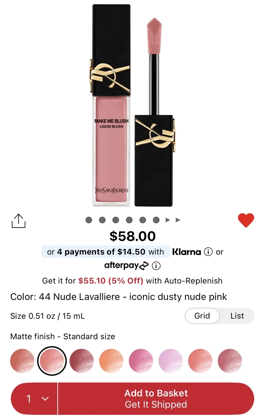 YSL Make Me Blush Liquid Blush - Nude Lavalliere image indicator(3)