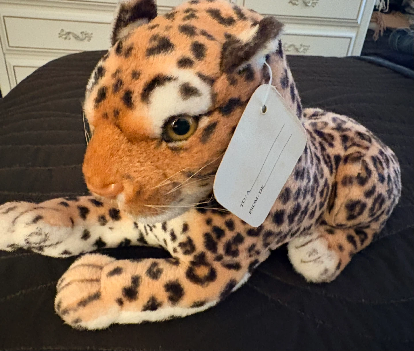 Plush Leopard and Dog Stuffed Animals - photo 4