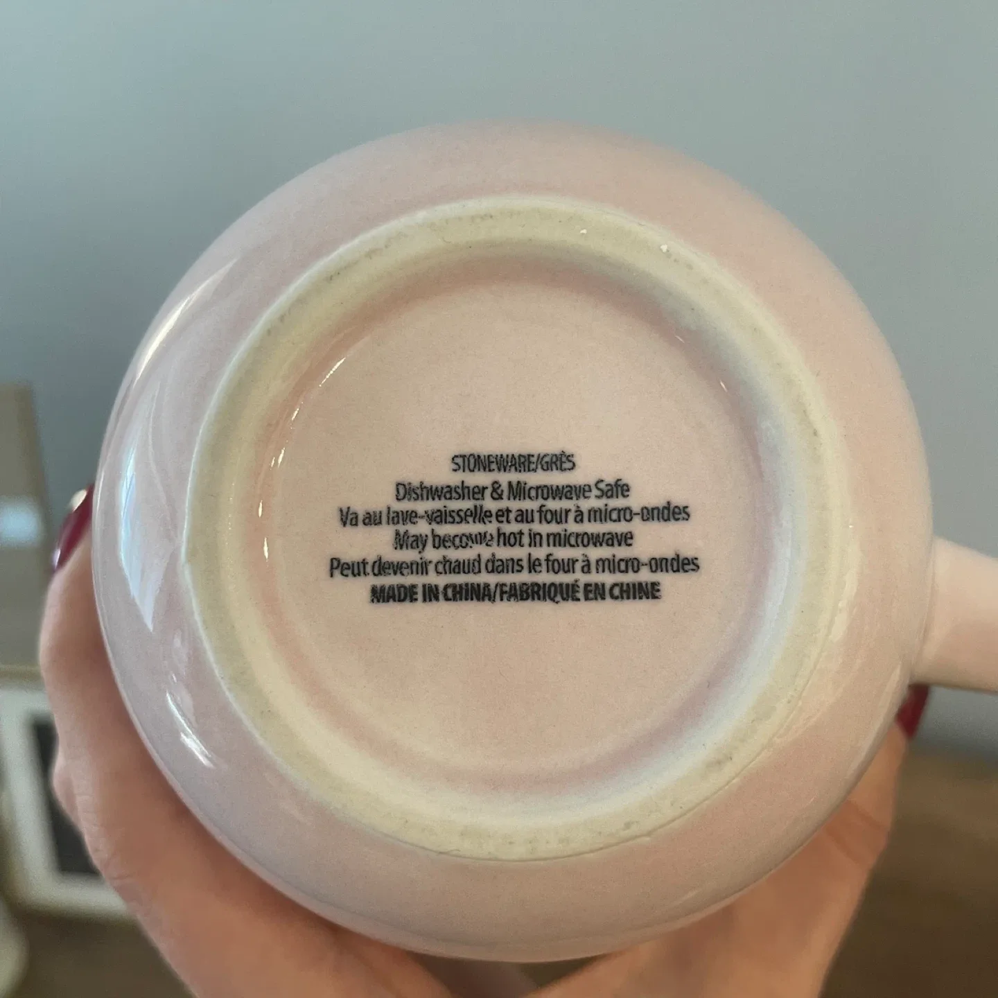 Pink Bunny Stoneware Mug image indicator(2)