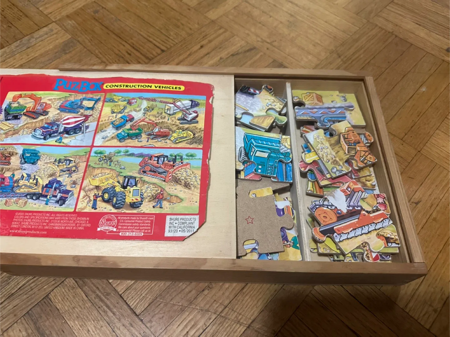 Shure PuzBox Construction Vehicles Puzzle Set image indicator(3)