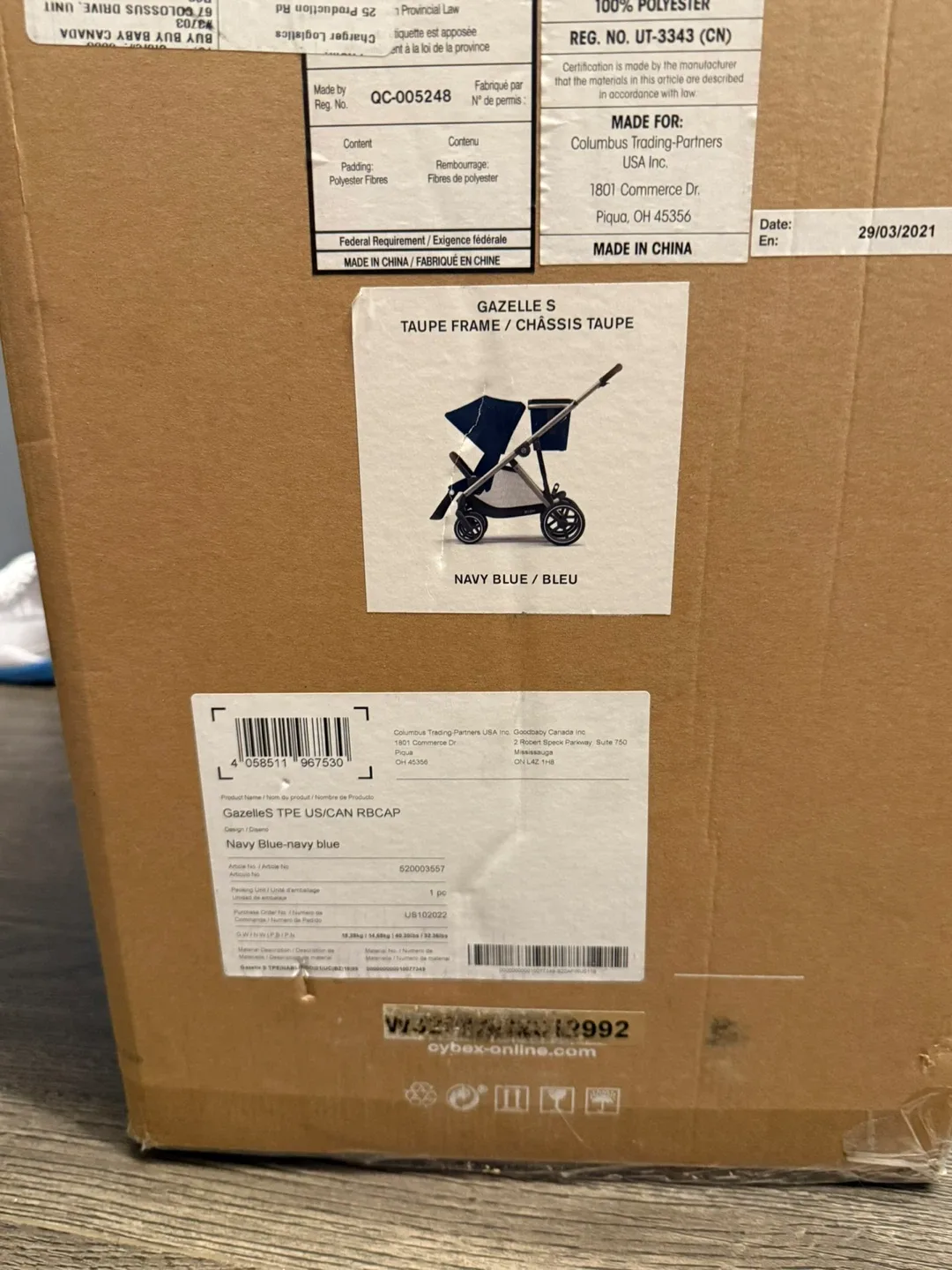 Cybex Gazelle S Stroller & Peg Perego Primo Viaggio image indicator(4)