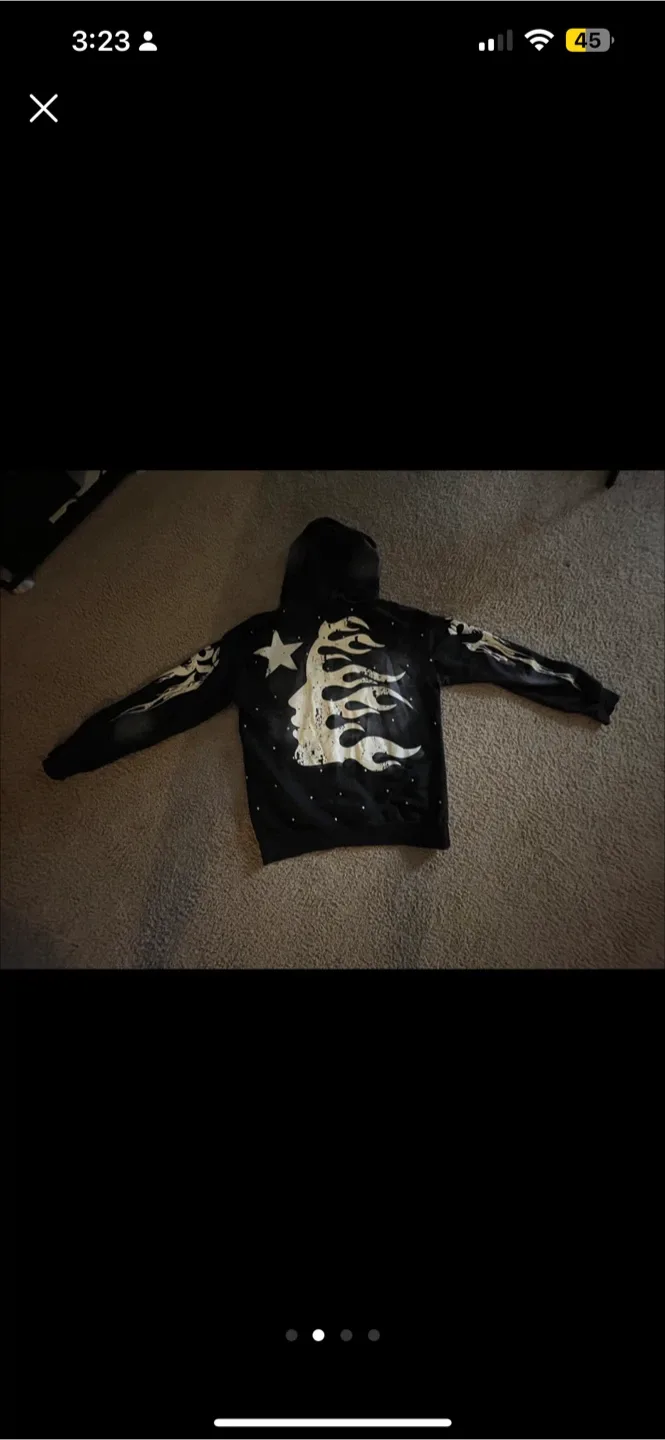 Hellstar Black Hoodie image indicator(3)