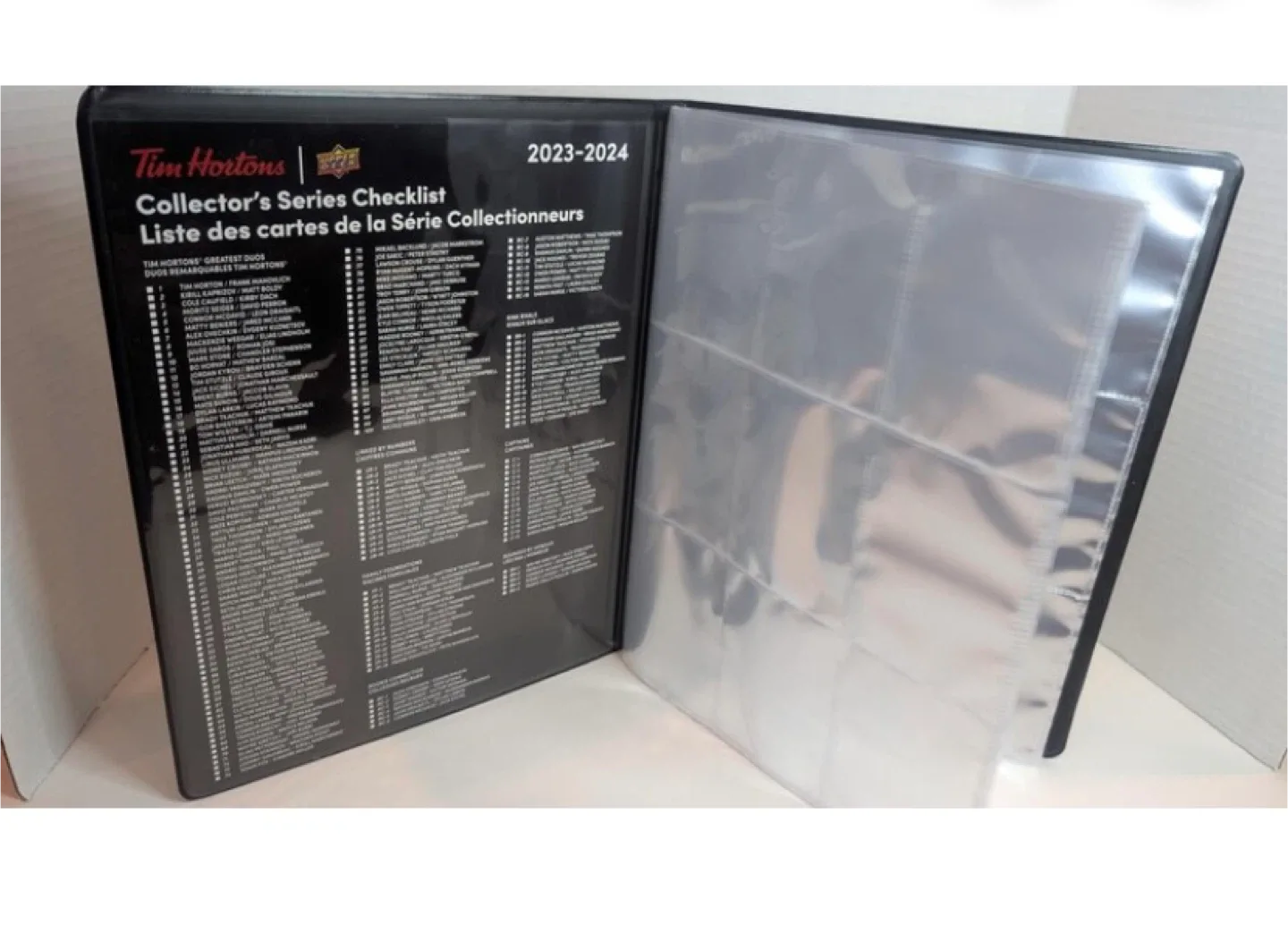 Tim Hortons Upper Deck Collector's Series Checklist Binder image indicator(4)