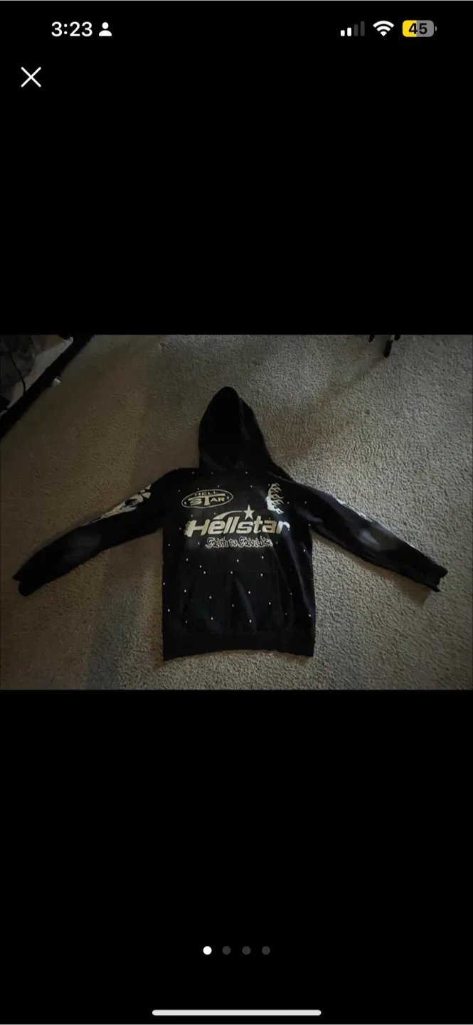 Hellstar Black Hoodie image indicator(4)