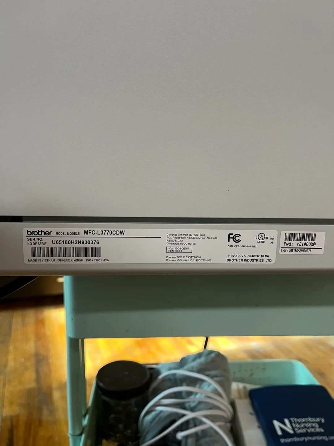 Brother MFC-L3770CDW Color Laser Printer image indicator(6)