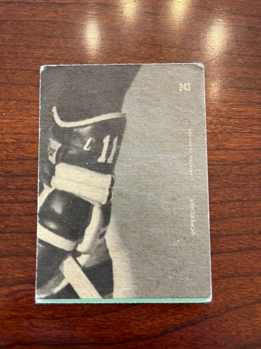 1970-71 Opc 243 Carl Brewer 70-71 O Pee Chee Nhl Hockey card image indicator(2)