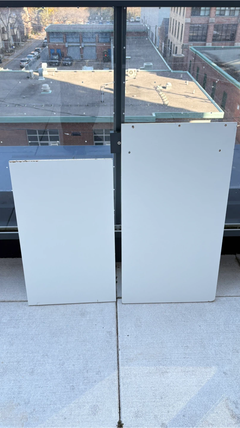White Cabinet  Board